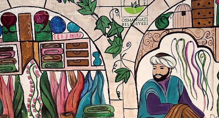 Osmangazi’de Sokaklar Sanatla Renkleniyor