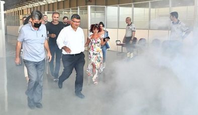 İzmir Büyükşehir Belediyesi’nden yangın tatbikatı