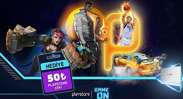 Türk Telekom GAMEON’dan her ay 50 TL Playstore hediye çeki