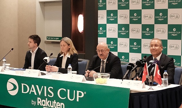 Davis Cup kura çekilişi Hilton Istanbul Maslak'ta yapıldı